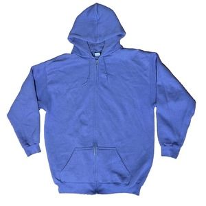 VINTAGE HONORS MADE IN USA PURPLE ZIP UP JACKET HOODIE SWEATSHIRT SZ LARGE